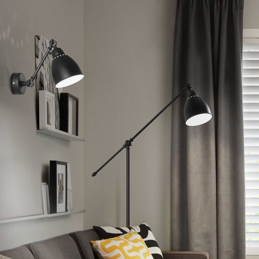 Ideal Lux - Επιτοίχιο φωτιστικό 1xE27/60W/230V μαύρο