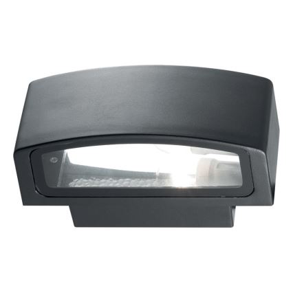 Ideal Lux - Επιτοίχιο φωτιστικό εξωτερικού χώρου ANDROMEDA 1xE27/60W/230V IP55 ανθρακί