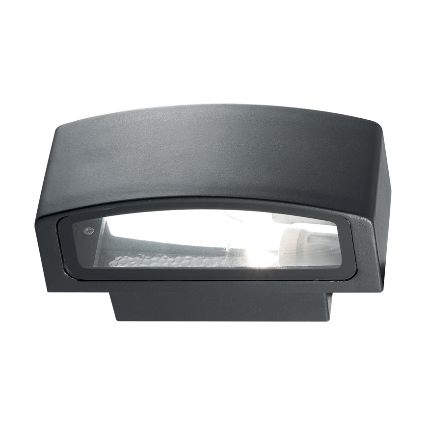 Ideal Lux - Επιτοίχιο φωτιστικό εξωτερικού χώρου ANDROMEDA 1xE27/60W/230V IP55 ανθρακί