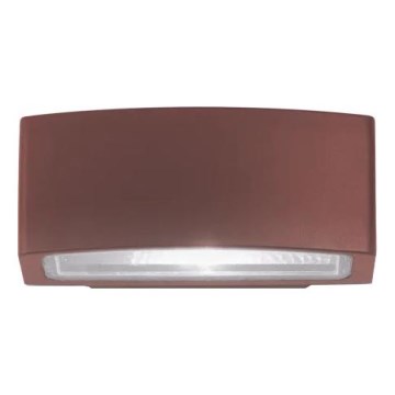 Ideal Lux - Επιτοίχιο φωτιστικό εξωτερικού χώρου ANDROMEDA 1xE27/60W/230V IP55 καφέ