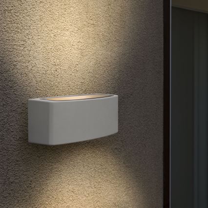 Ideal Lux - Επιτοίχιο φωτιστικό εξωτερικού χώρου ANDROMEDA 1xE27/60W/230V IP55 λευκό