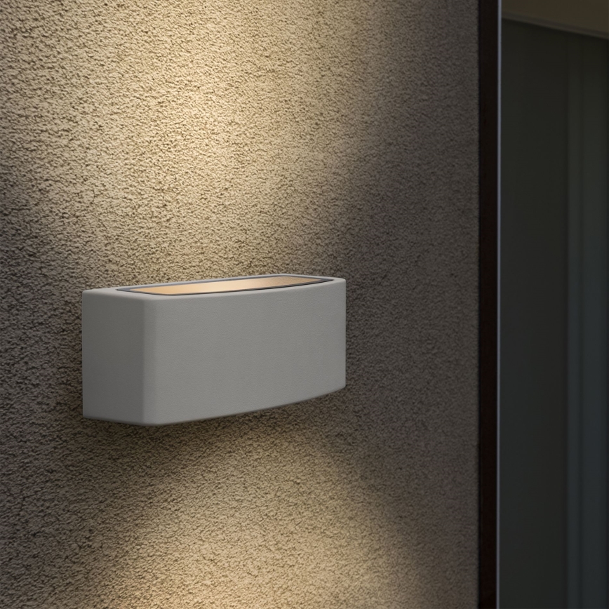 Ideal Lux - Επιτοίχιο φωτιστικό εξωτερικού χώρου ANDROMEDA 1xE27/60W/230V IP55 λευκό