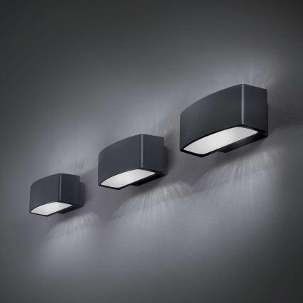 Ideal Lux - Επιτοίχιο φωτιστικό εξωτερικού χώρου ANDROMEDA 1xE27/60W/230V IP55 μαύρο