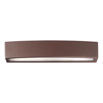 Ideal Lux - Επιτοίχιο φωτιστικό εξωτερικού χώρου ANDROMEDA 2xE27/60W/230V IP55 καφέ