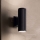 Ideal Lux - Επιτοίχιο φωτιστικό εξωτερικού χώρου BASE 2xGU10/28W/230V IP44 μαύρο