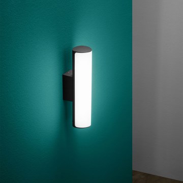 Ideal Lux - Επιτοίχιο φωτιστικό εξωτερικού χώρου LED ETERE LED/9,5W/230V 4000K CRI 90 IP44 μαύρο