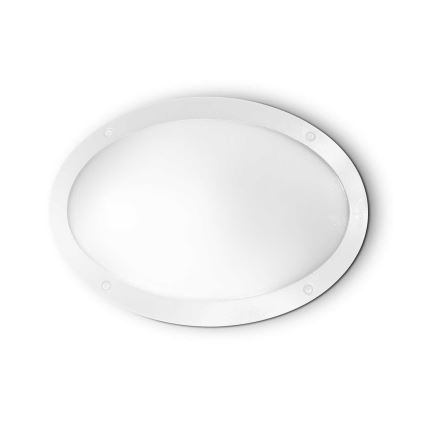 Ideal Lux - Επιτοίχιο φωτιστικό εξωτερικού χώρου MADDI 1xE27/23W/230V IP66 λευκό