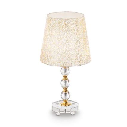 Ideal Lux - Επιτραπέζια κρυστάλλινη λάμπα QUEEN 1xE27/60W/230V χρυσό