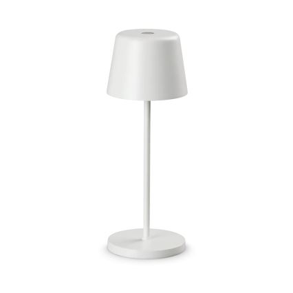 Ideal Lux - LED Dimming αφής Εξωτερικού χώρου Επιτραπέζιο φωτιστικό CUTE LED/2,5W/3,7V USB 2200-2700K IP65 λευκό