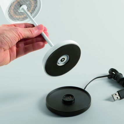 Ideal Lux - LED Dimming αφής Εξωτερικού χώρου Επιτραπέζιο φωτιστικό CUTE LED/2,5W/3,7V USB 2200-2700K IP65 λευκό