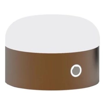 Ideal Lux - Επιτραπέζια λάμπα αφής dimming LED MIGNON LED/5W/5V διάμετρος 10 cm CRI 90 καφέ
