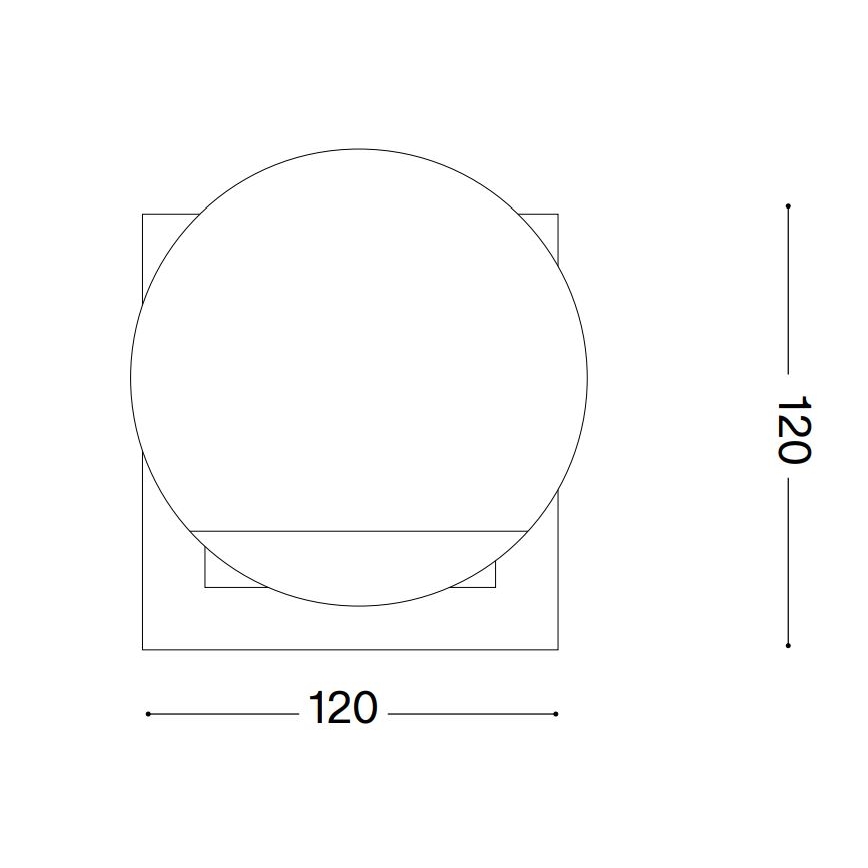 Ideal Lux - Επιτραπέζιο φωτιστικό LED ANGOLO 1xG9/3W/230V μαύρο