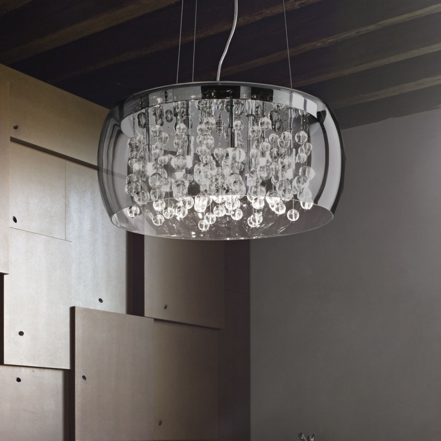 Ideal Lux - Κρεμαστό φωτιστικό οροφής AUDI 5xG9/40W/230V φιμέ