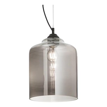 Ideal Lux - Κρεμαστό φωτιστικό οροφής BISTRO 1xE27/60W/230V διάμετρος 24 cm φιμέ