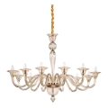 Ideal Lux - Κρεμαστό φωτιστικό οροφής BRIGITTA 12xE14/40W/230V διάμετρος 120 cm ορείχαλκος