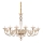 Ideal Lux - Κρεμαστό φωτιστικό οροφής BRIGITTA 12xE14/40W/230V διάμετρος 120 cm ορείχαλκος