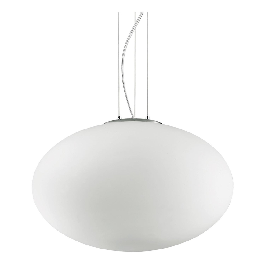 Ideal Lux - Κρεμαστό φωτιστικό οροφής CANDY 1xE27/42W/230V διάμετρος 40 cm λευκό