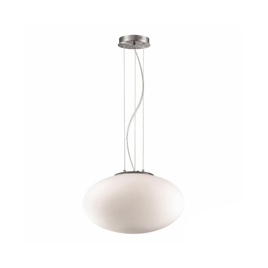 Ideal Lux - Κρεμαστό φωτιστικό οροφής CANDY 1xE27/42W/230V διάμετρος 40 cm λευκό