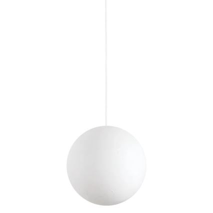 Ideal Lux - Κρεμαστό φωτιστικό οροφής CARTA 1xE27/25W/230V διάμετρος 30 cm λευκό