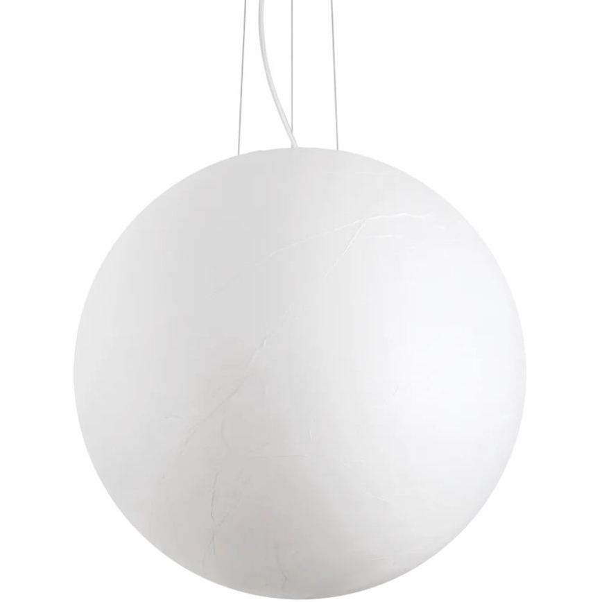 Ideal Lux - Κρεμαστό φωτιστικό οροφής CARTA 1xE27/60W/230V διάμετρος 60 cm λευκό
