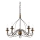 Ideal Lux - Κρεμαστό φωτιστικό οροφής CORTE 5xE14/40W/230V διάμετρος 54 cm χαλκός