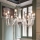 Ideal Lux - Κρεμαστό φωτιστικό οροφής DOGE 12xE14/40W/230V διάμετρος 91 cm γυαλιστερό χρώμιο