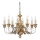 Ideal Lux - Κρεμαστό φωτιστικό οροφής FIRENZE 8xE14/40W/230V διάμετρος 64 cm χρυσό