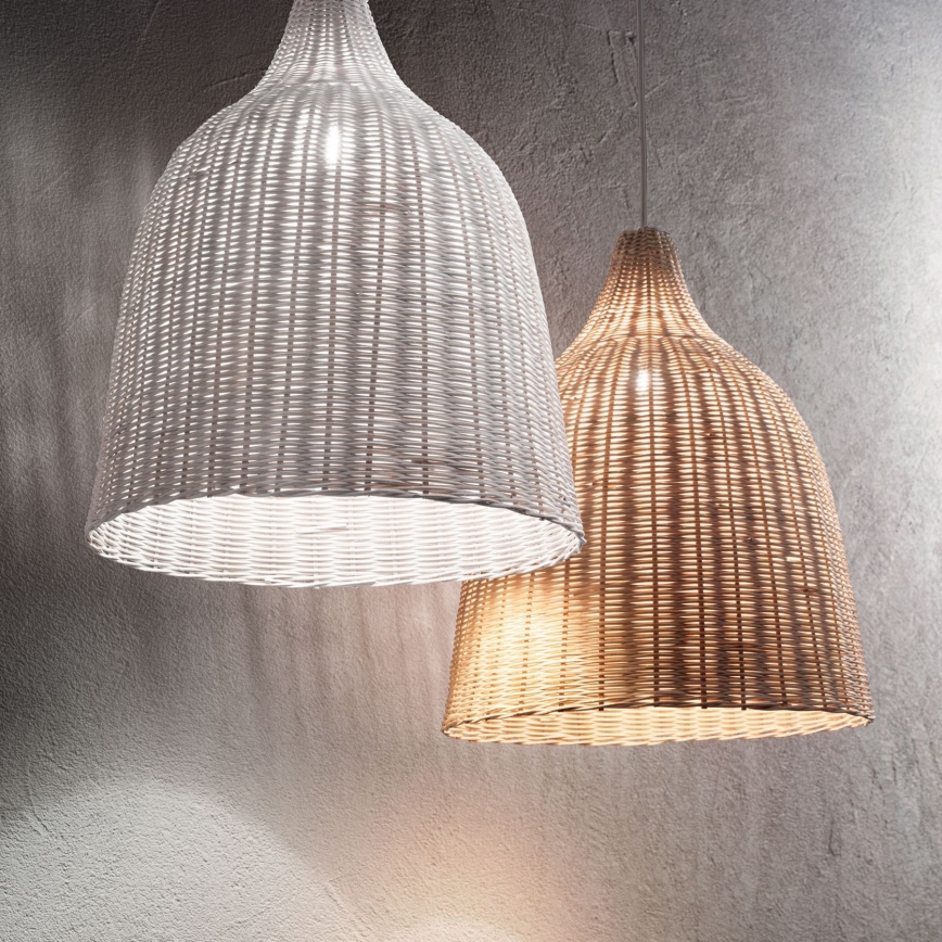Ideal Lux - Κρεμαστό φωτιστικό οροφής HAUNT 1xE27/60W/230V διάμετρος 35 cm μπεζ