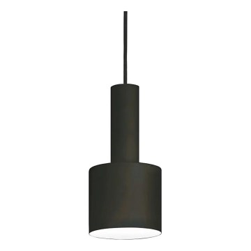 Ideal Lux - Κρεμαστό φωτιστικό οροφής HOLLY 1xE27/60W/230V διάμετρος 12 cm μαύρο