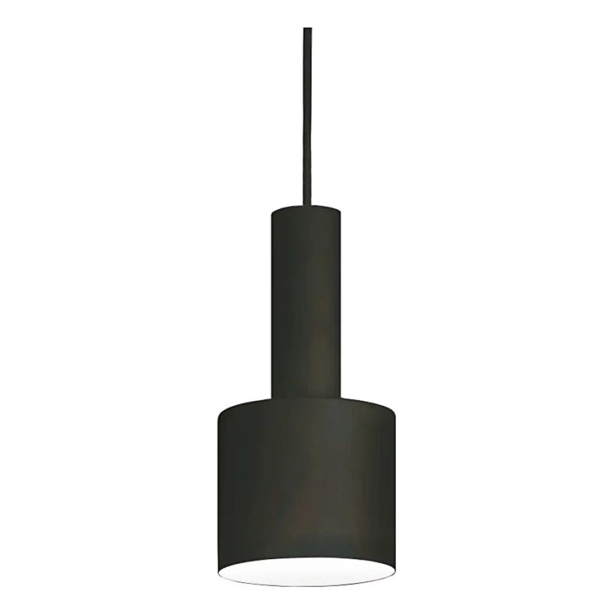 Ideal Lux - Κρεμαστό φωτιστικό οροφής HOLLY 1xE27/60W/230V διάμετρος 12 cm μαύρο