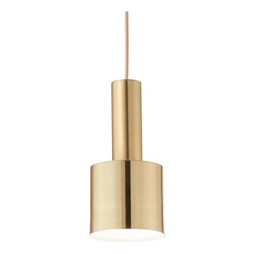 Ideal Lux - Κρεμαστό φωτιστικό οροφής HOLLY 1xE27/60W/230V διάμετρος 12 cm ορείχαλκος