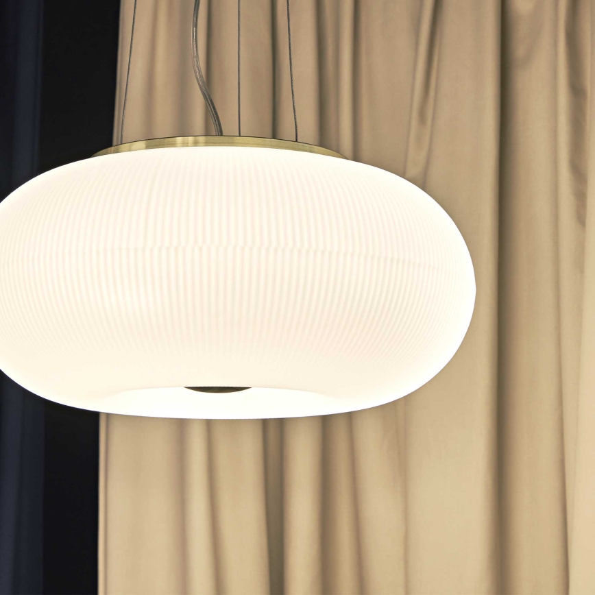 Ideal Lux -  Κρεμαστό φωτιστικό οροφής LED ARIZONA 5xGX53/9W/230V διάμετρος 52 cm λευκό