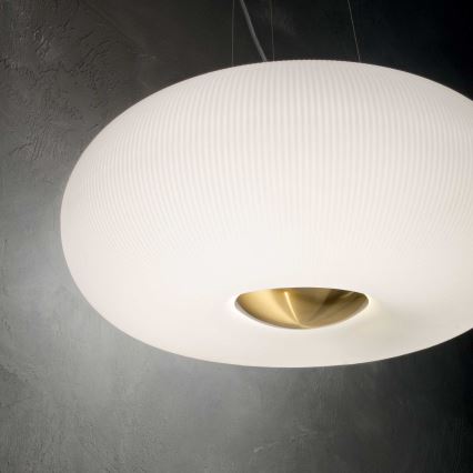 Ideal Lux -  Κρεμαστό φωτιστικό οροφής LED ARIZONA 5xGX53/9W/230V διάμετρος 52 cm λευκό