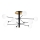 Ideal Lux - Κρεμαστό φωτιστικό οροφής LED COSMOPOLITAN 10xG9/3W/230V διάμετρος 124 cm μαύρο