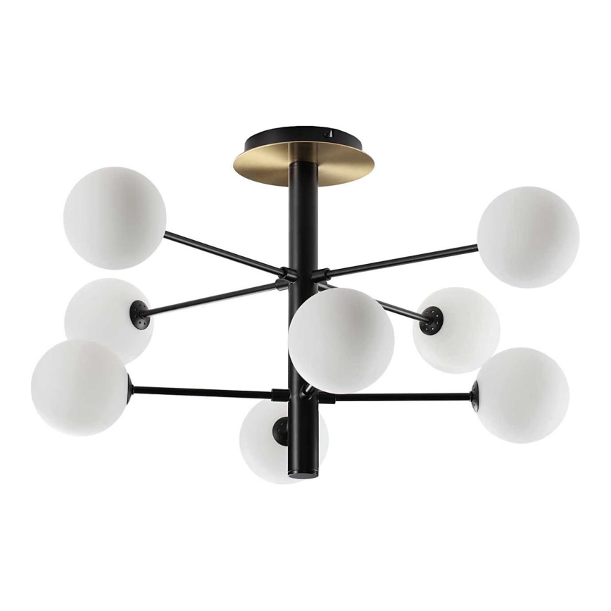 Ideal Lux - Κρεμαστό φωτιστικό οροφής LED COSMOPOLITAN 8xG9/3W/230V διάμετρος 64 cm μαύρο