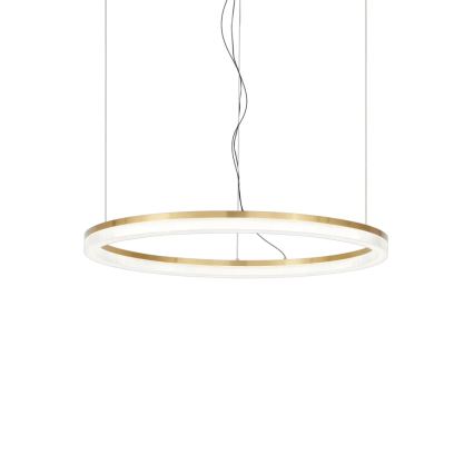 Ideal Lux -  Κρεμαστό φωτιστικό οροφής LED CROWN LED/30W/230V 3000K διάμετρος 60 cm CRI 90 ορείχαλκος