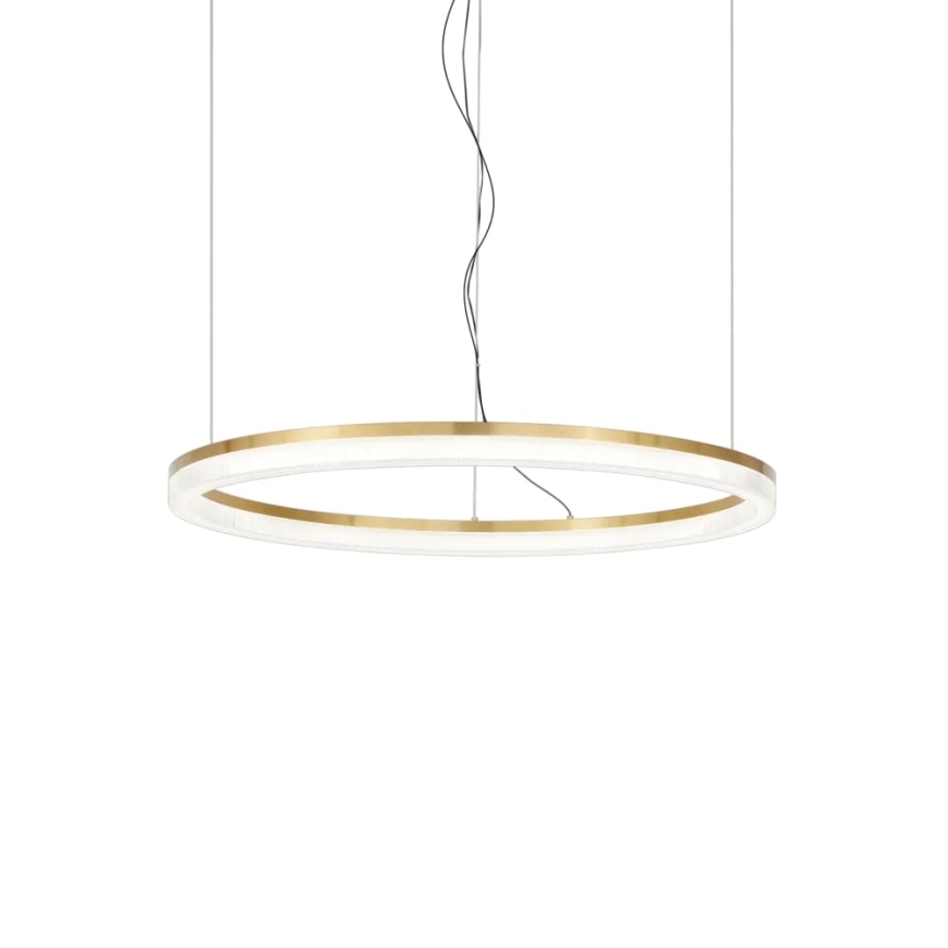Ideal Lux -  Κρεμαστό φωτιστικό οροφής LED CROWN LED/30W/230V 3000K διάμετρος 60 cm CRI 90 ορείχαλκος