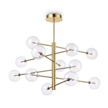 Ideal Lux - Κρεμαστό φωτιστικό οροφής LED EQUINOXE 12xG4/2W/230V χρυσό