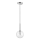 Ideal Lux -  Κρεμαστό φωτιστικό οροφής LED EQUINOXE 1xG4/2W/230V διάμετρος 15 cm γυαλιστερό χρώμιο/διαφανές