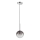 Ideal Lux -  Κρεμαστό φωτιστικό οροφής LED EQUINOXE 1xG4/2W/230V διάμετρος 15 cm γυαλιστερό χρώμιο/φιμέ
