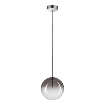 Ideal Lux -  Κρεμαστό φωτιστικό οροφής LED EQUINOXE 1xG4/2W/230V διάμετρος 20 cm γυαλιστερό χρώμιο/φιμέ