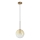 Ideal Lux -  Κρεμαστό φωτιστικό οροφής LED EQUINOXE 1xG4/2W/230V διάμετρος 20 cm ορείχαλκος/φιμέ