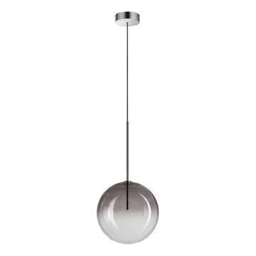Ideal Lux -  Κρεμαστό φωτιστικό οροφής LED EQUINOXE 1xG4/2W/230V διάμετρος 25 cm γυαλιστερό χρώμιο/φιμέ