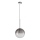 Ideal Lux -  Κρεμαστό φωτιστικό οροφής LED EQUINOXE 1xG4/2W/230V διάμετρος 25 cm γυαλιστερό χρώμιο/φιμέ