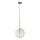 Ideal Lux -  Κρεμαστό φωτιστικό οροφής LED EQUINOXE 1xG4/2W/230V διάμετρος 25 cm ορείχαλκος/φιμέ