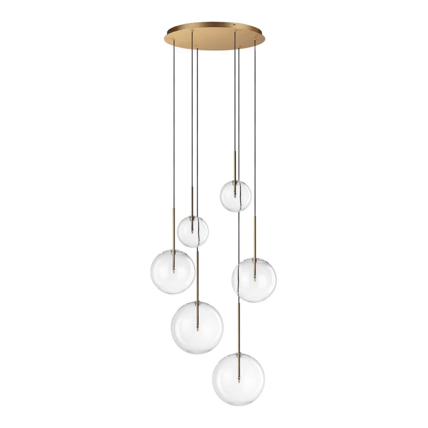 Ideal Lux -  Κρεμαστό φωτιστικό οροφής LED EQUINOXE 6xG4/2W/230V χρυσό
