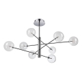 Ideal Lux - Κρεμαστό φωτιστικό οροφής LED EQUINOXE 8xG4/2W/230V διάμετρος 128 cm γυαλιστερό χρώμιο/διαφανές