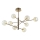 Ideal Lux - Κρεμαστό φωτιστικό οροφής LED EQUINOXE 8xG4/2W/230V διάμετρος 128 cm ορείχαλκος/φιμέ
