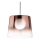 Ideal Lux -  Κρεμαστό φωτιστικό οροφής LED FADE 1xG9/3W/230V διάμετρος 27,3 cm χαλκός/φιμέ