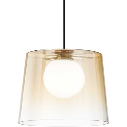 Ideal Lux -  Κρεμαστό φωτιστικό οροφής LED FADE 1xG9/3W/230V διάμετρος 27,3 cm χρυσό/φιμέ